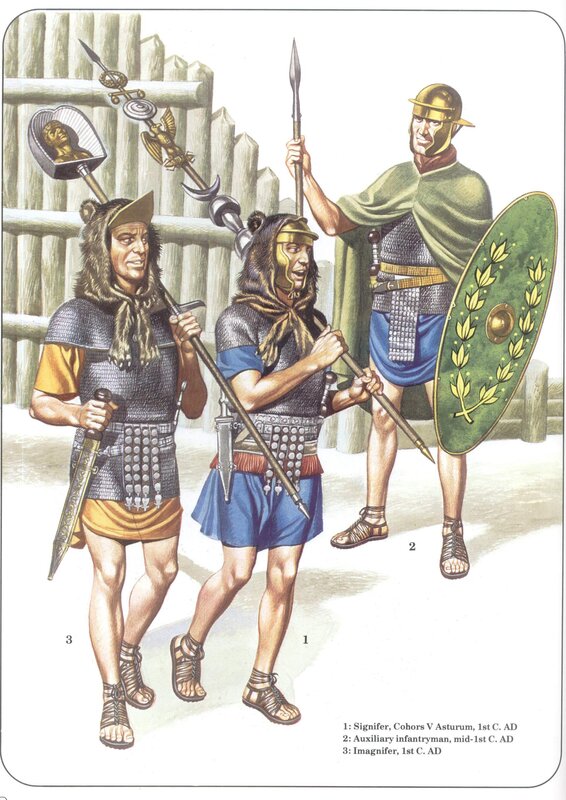 Roman soldiers in armor