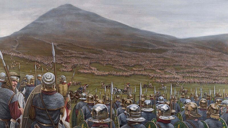 Roman Soldiers in Battle — Green