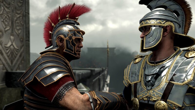 Roman soldiers in combat