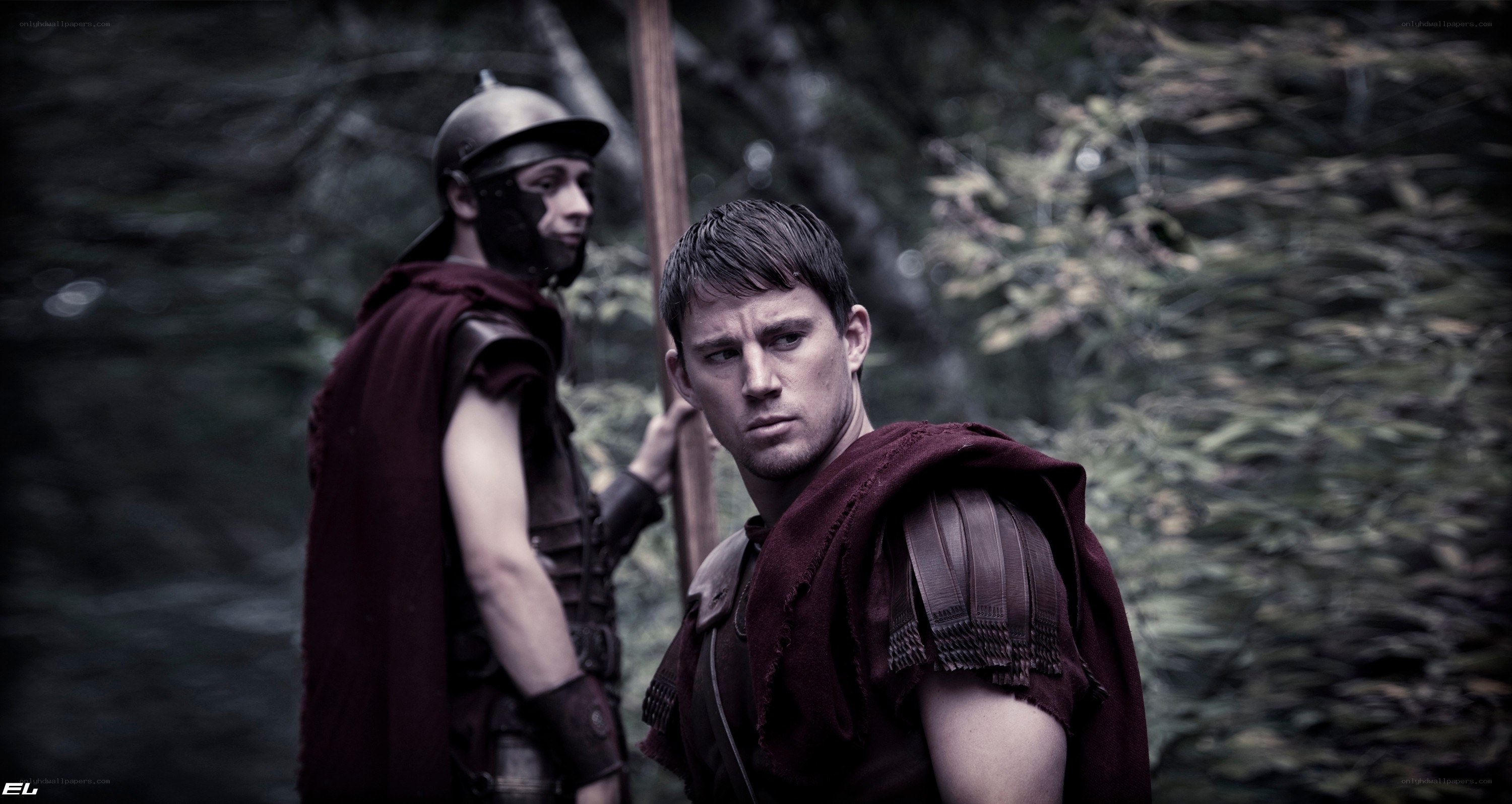 Roman soldiers in forest