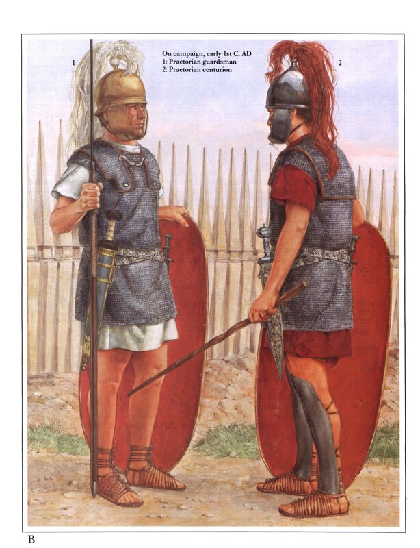 Roman soldiers on campaign