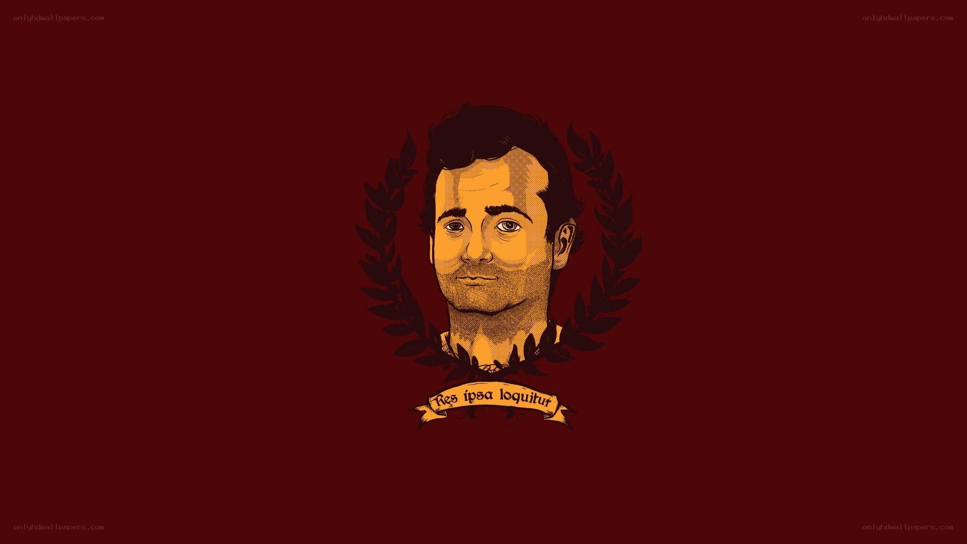 Roman-style portrait illustration