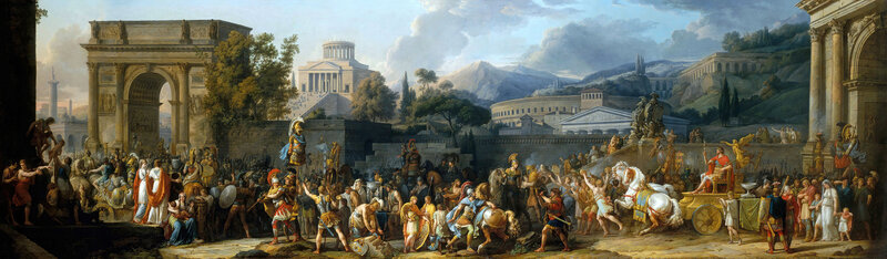 Roman Triumphal Procession — Brown