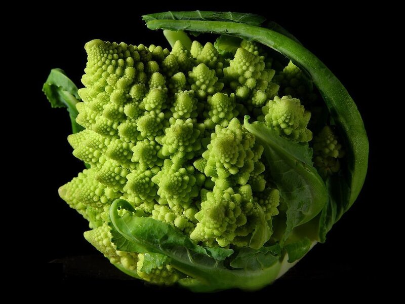 Romanesco broccoli close-up