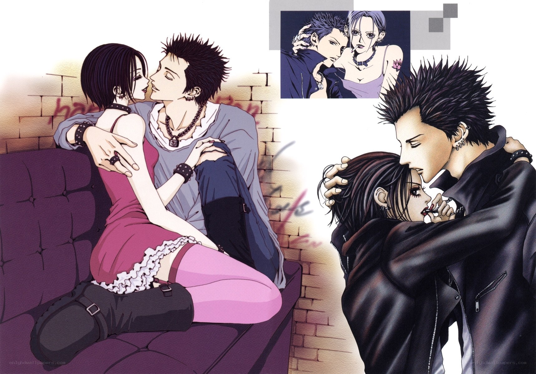 romantic anime couple scenes