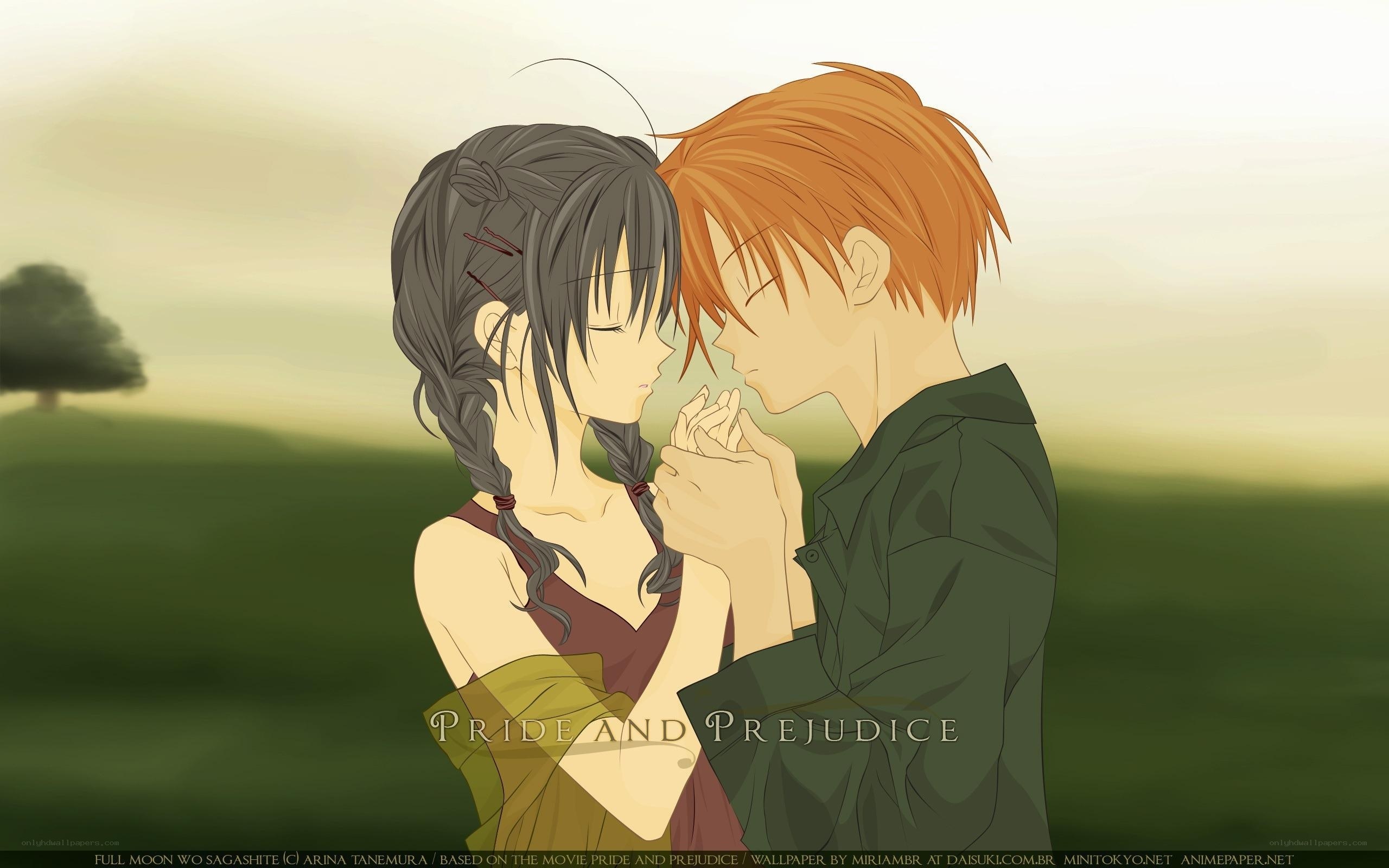 romantic anime couple