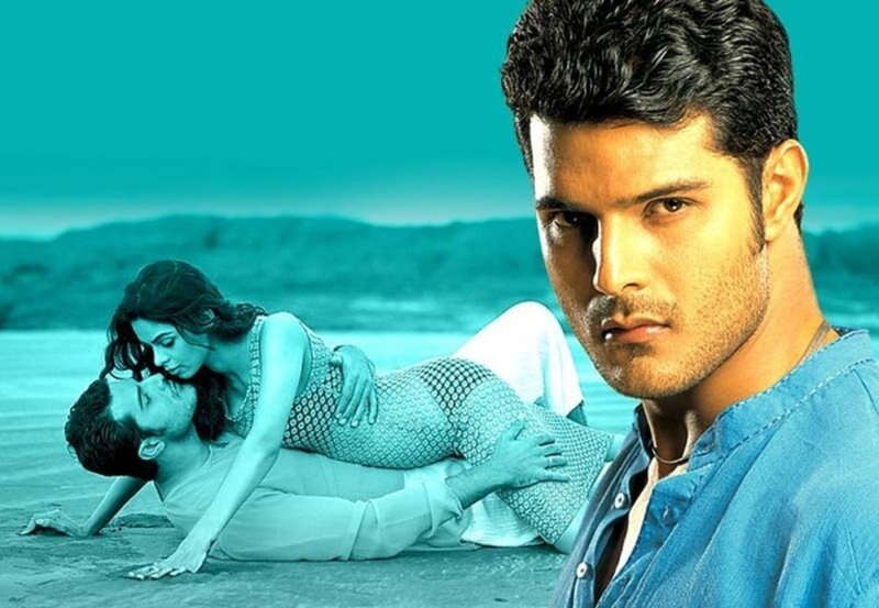 romantic beach scene with couple