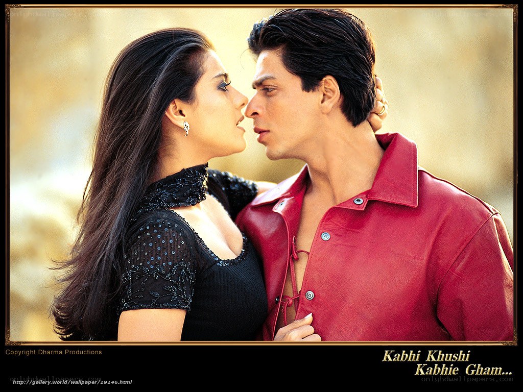 Romantic couple in film scene