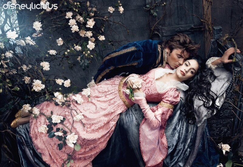 Romantic couple in vintage attire