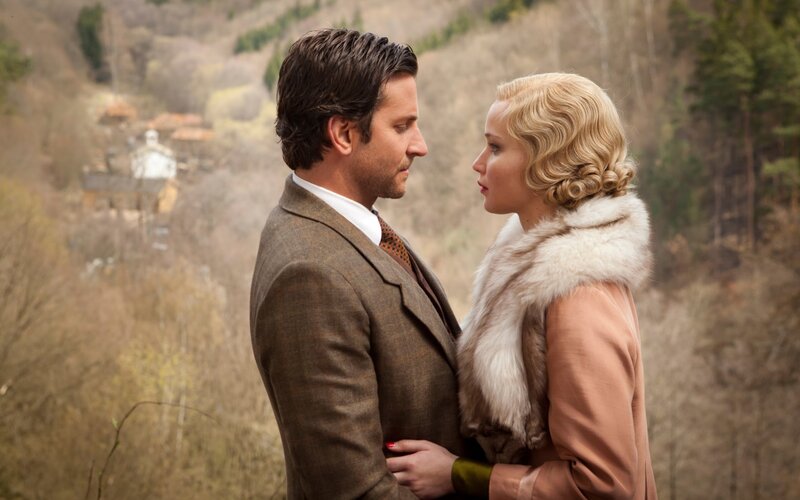 romantic couple in vintage attire