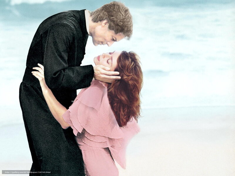 Romantic couple on beach