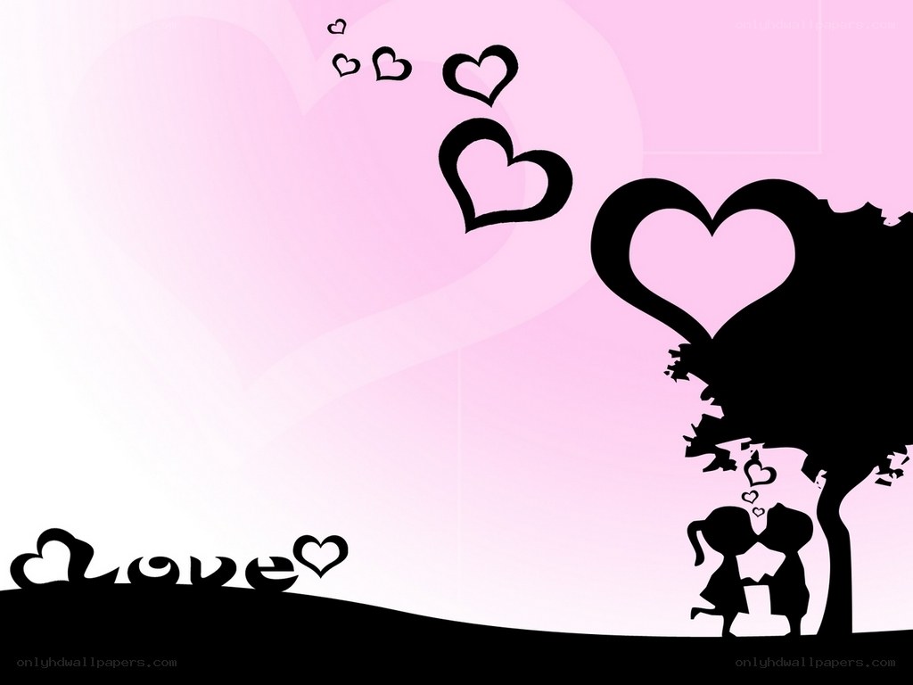 romantic couple under heart tree