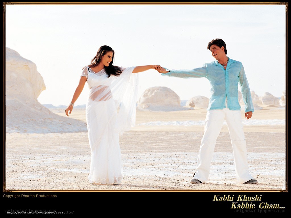 Romantic desert dance scene