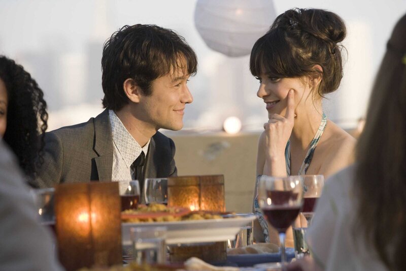 Romantic dinner scene