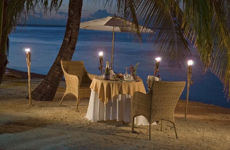 Romantic Dinner Table — Beige, Serene, Night