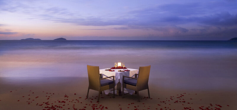 Romantic Dinner Table — Blue