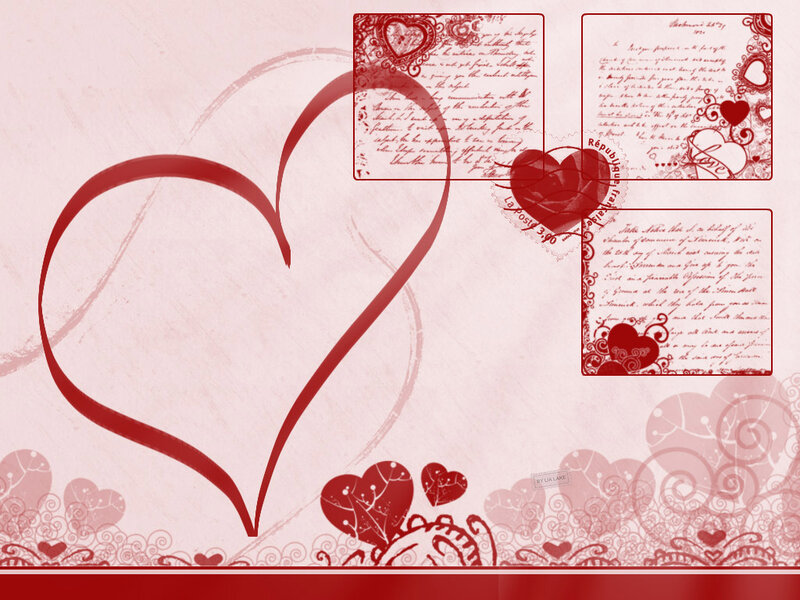 Romantic heart design