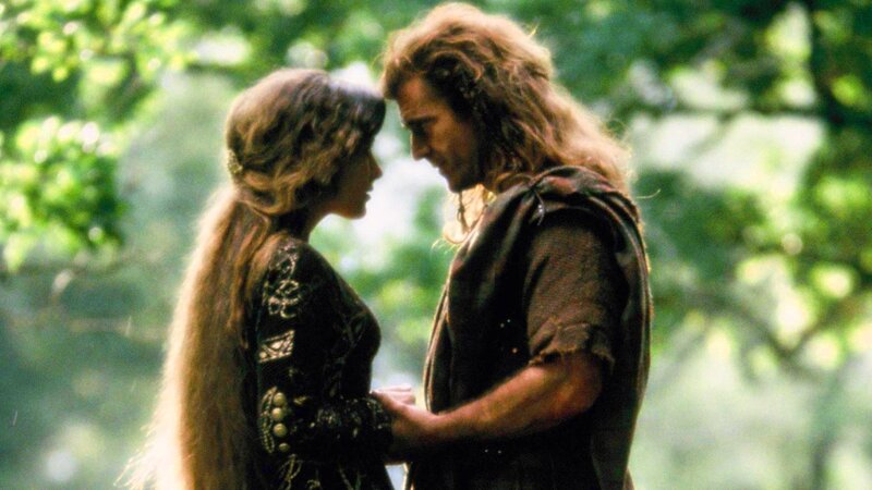 romantic moment in forest