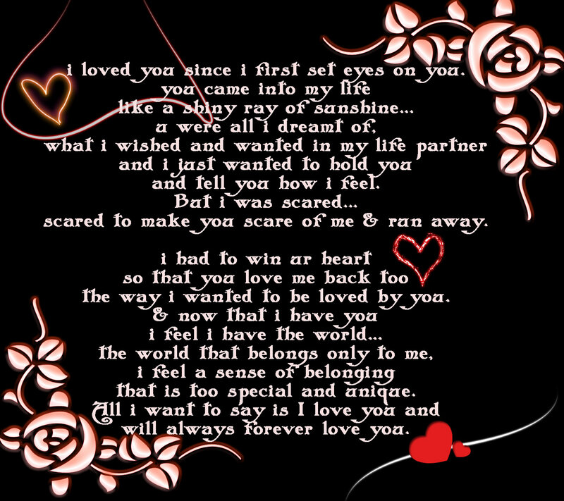 Romantic Poem Text