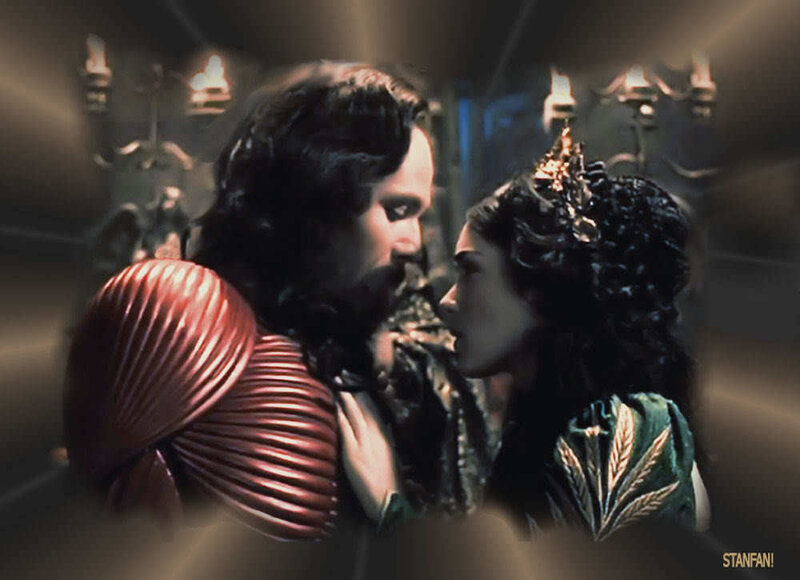 romantic scene from fantasy film