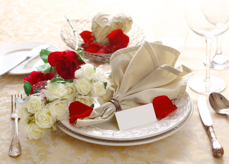 Romantic Table Setting — White