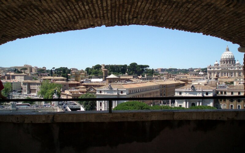 Rome cityscape view