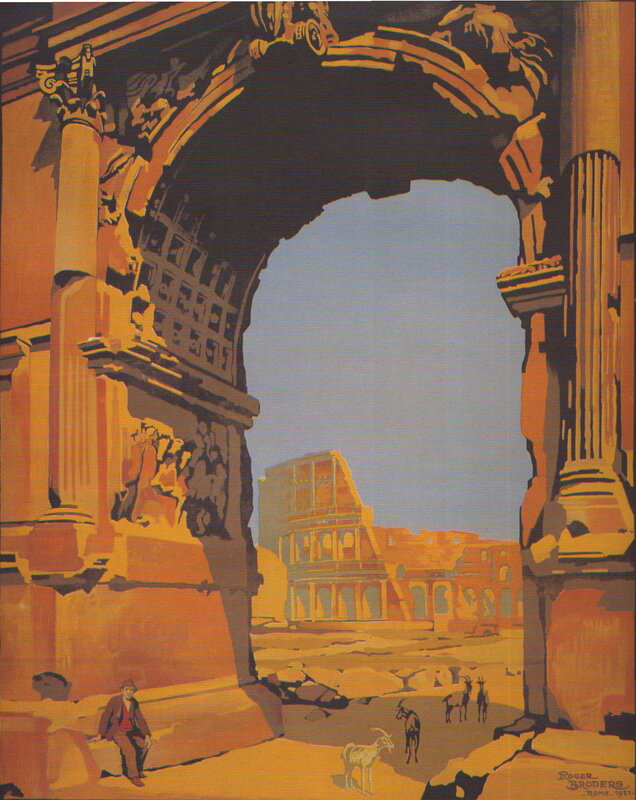 Rome Colosseum poster