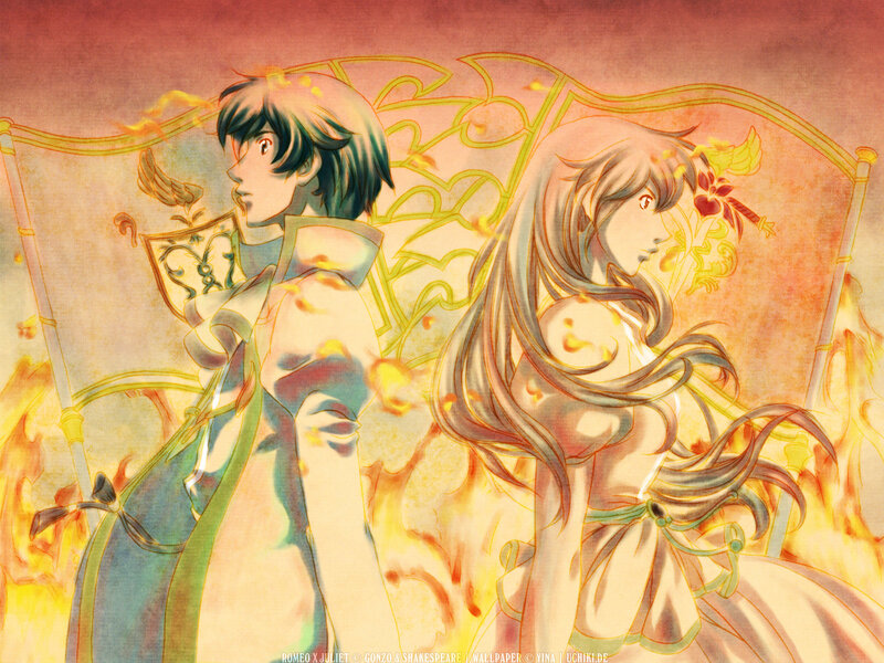 Romeo and Juliet anime art