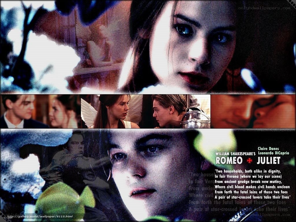 Romeo and Juliet movie collage