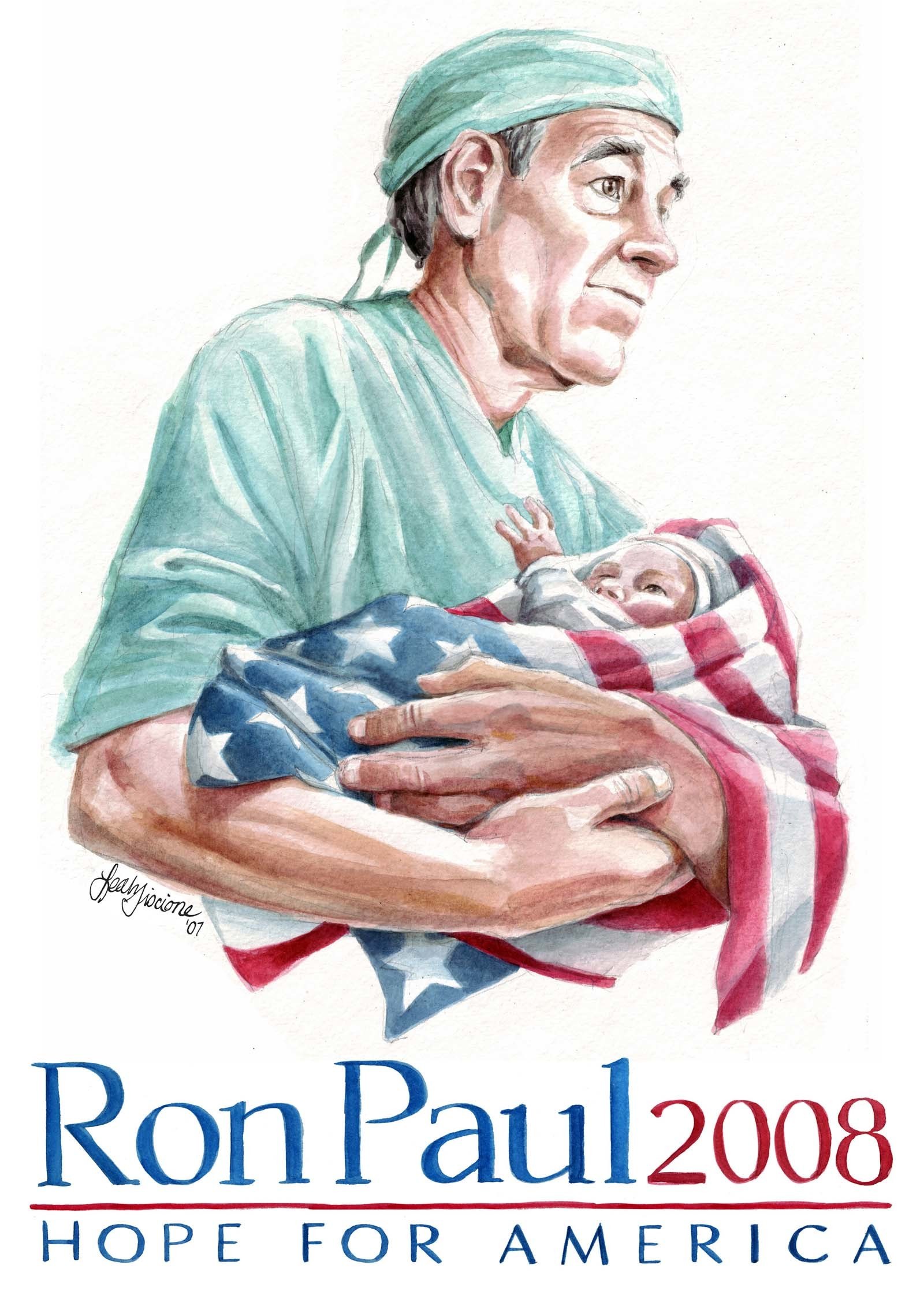 Ron Paul 2008 campaign art
