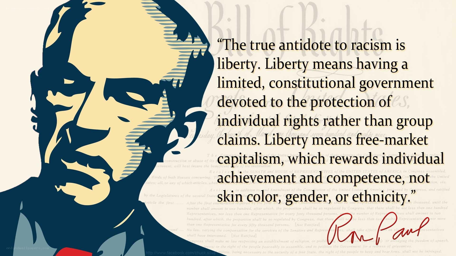 Ron Paul quote on liberty