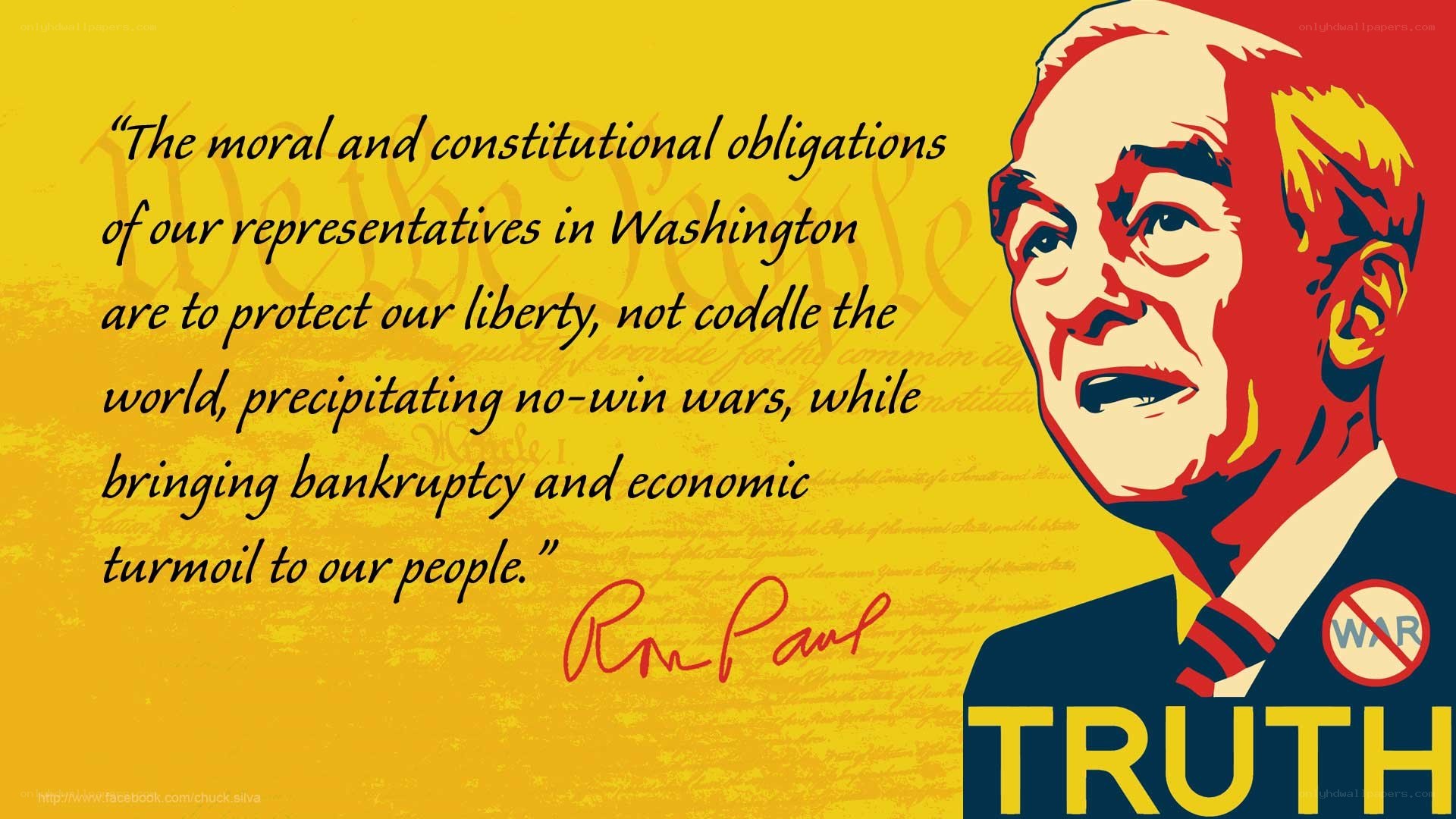 Ron Paul quote on liberty