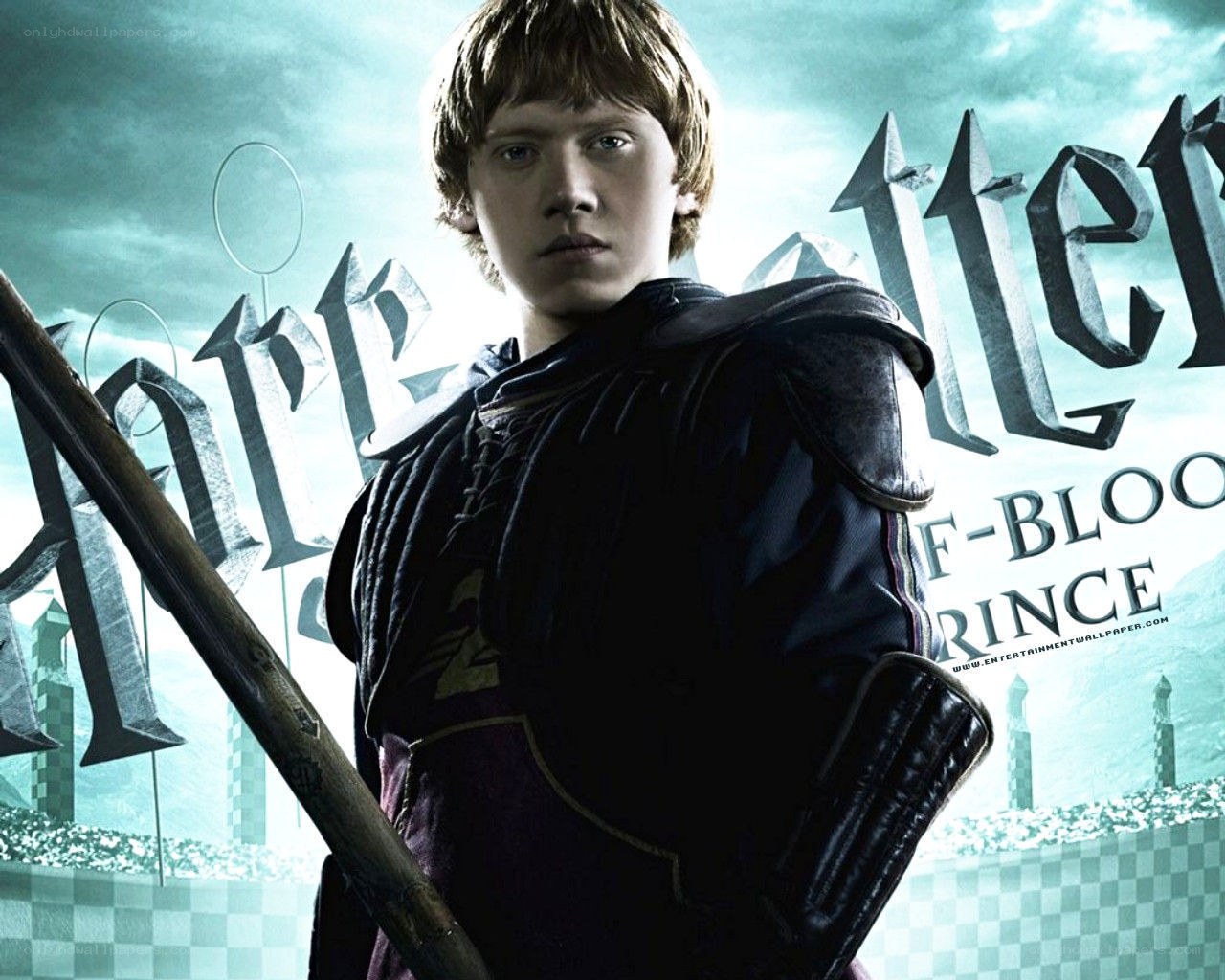 Ron Weasley in Quidditch gear