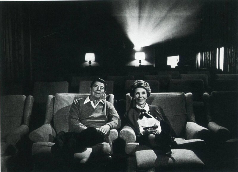 Ronald and Nancy Reagan in theater