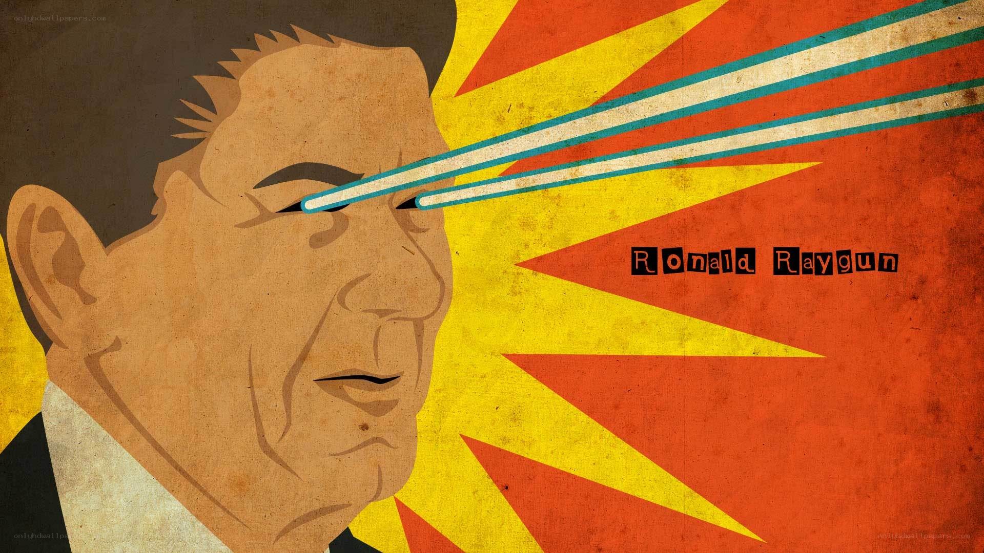 Ronald Raygun illustration