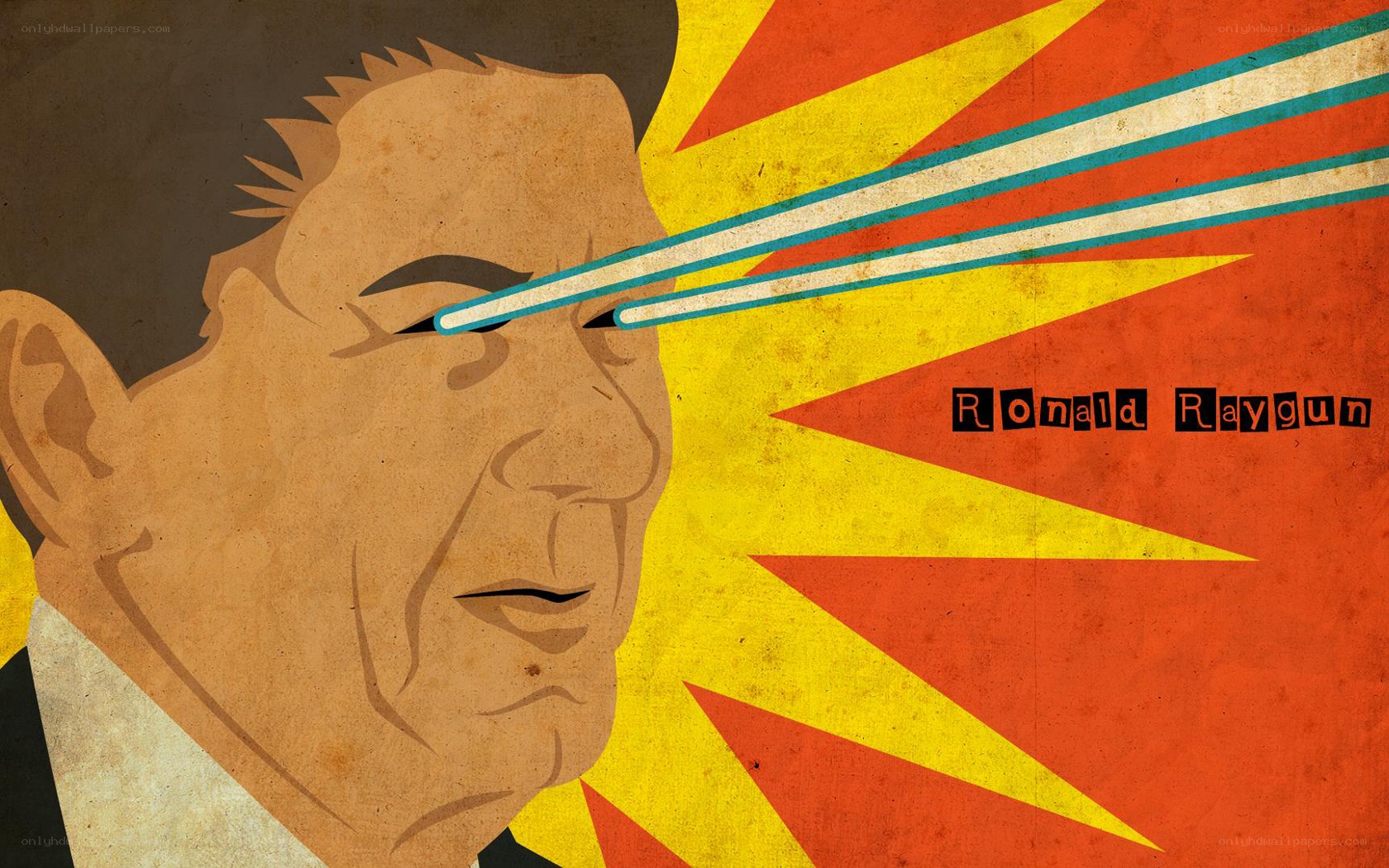 Ronald Raygun illustration