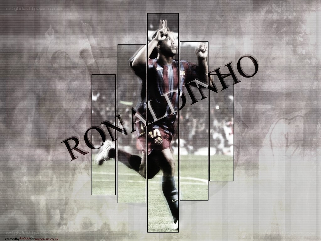 Ronaldinho celebration artwork