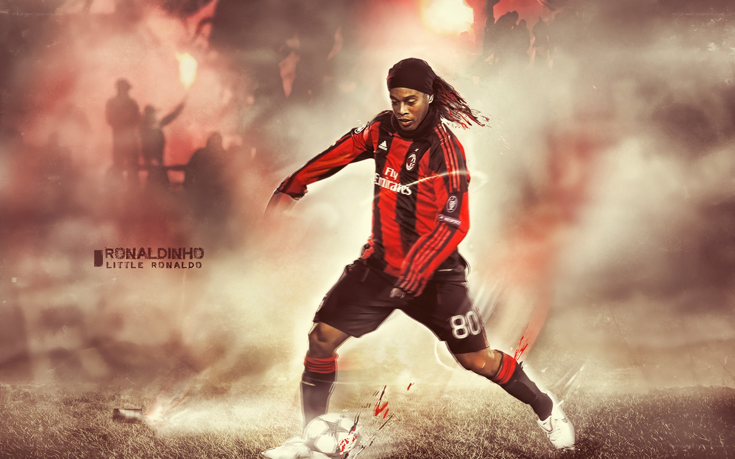 Ronaldinho in action