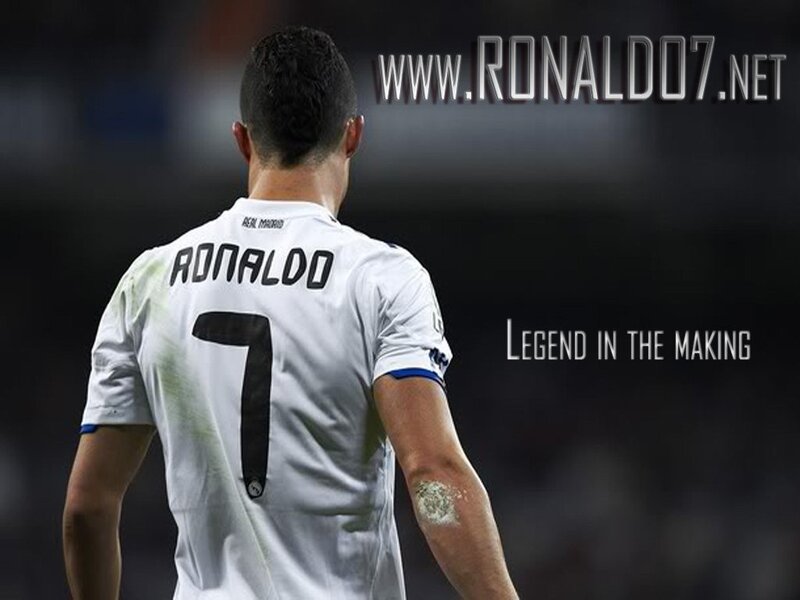 Ronaldo back view jersey