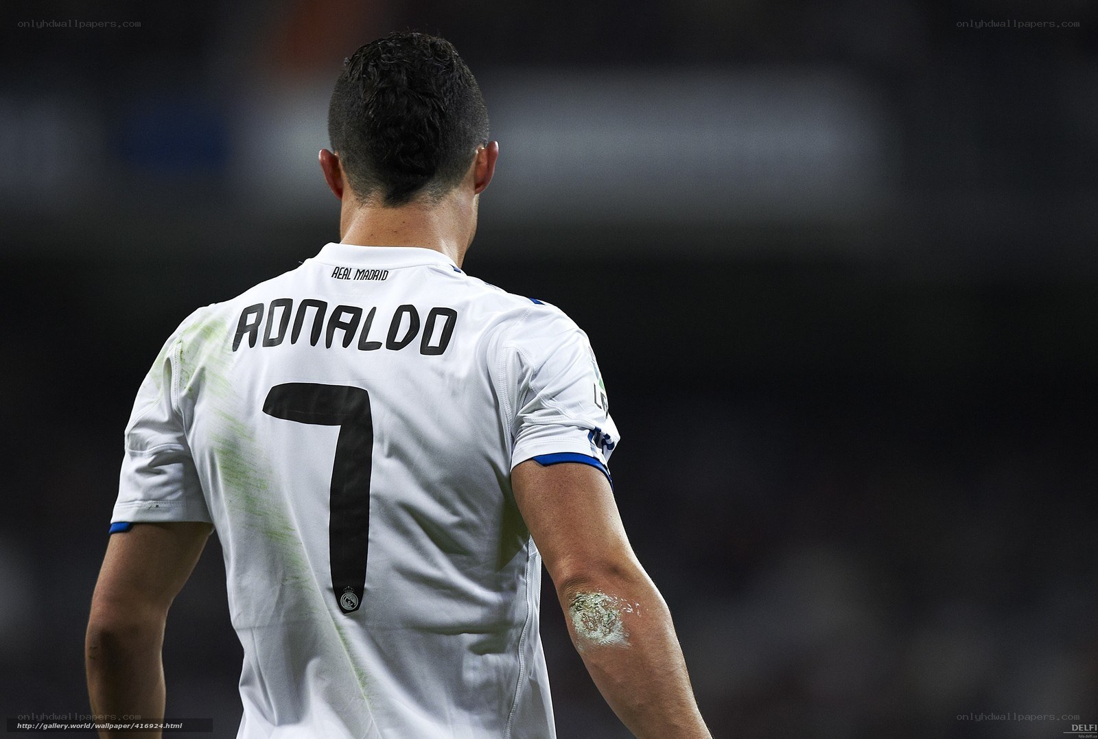 Ronaldo on the field