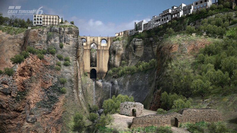 Ronda Bridge and Cliffs — Brown