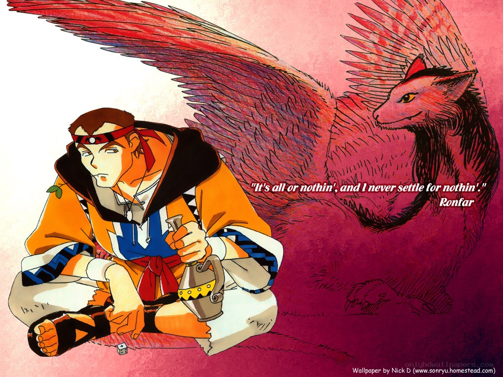 Ronfar with his winged companion