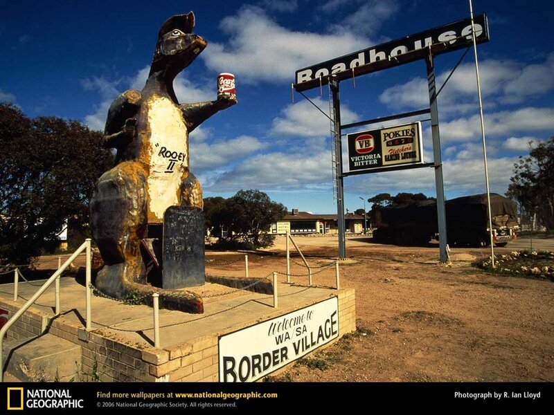 Rooey the kangaroo statue