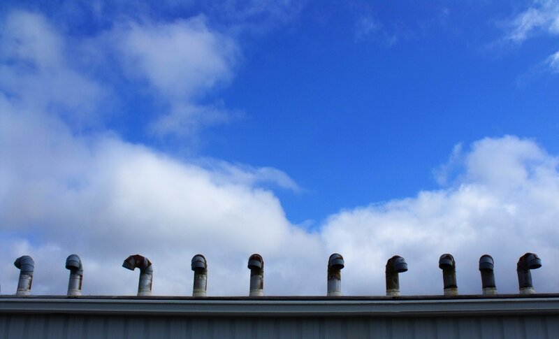 Roof Vents on Building