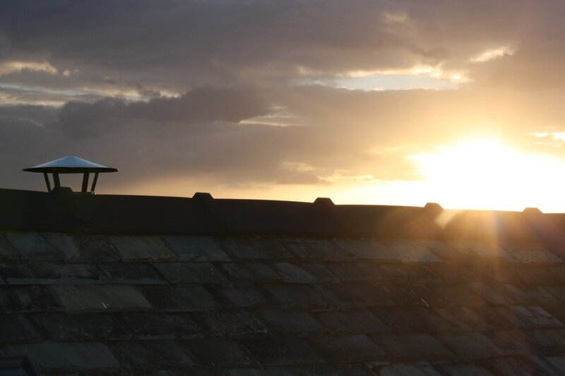 Roof with Chimney Cap