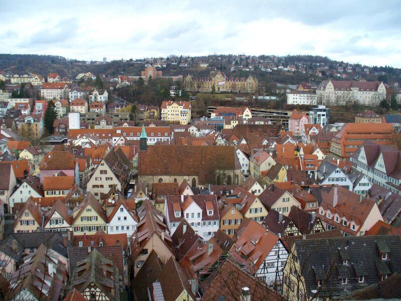 Roofs of a German town