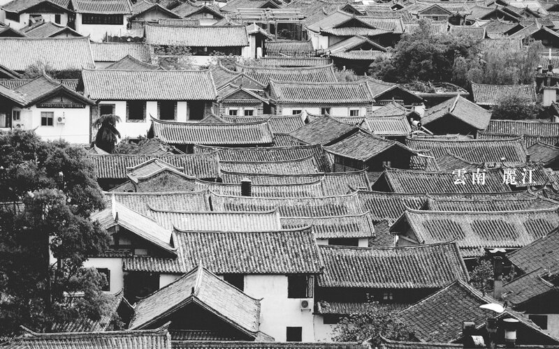 Roofs of Lijiang, Yunnan