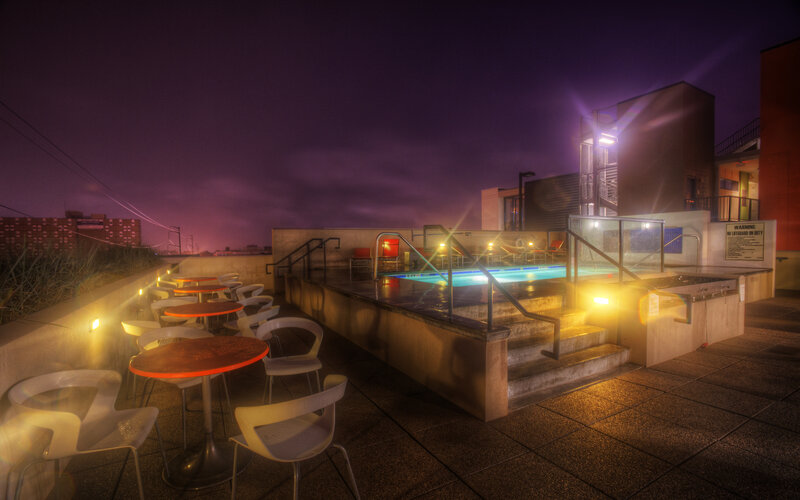 Rooftop Pool Area