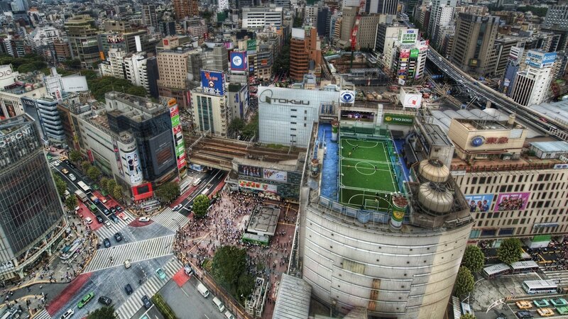 Rooftop Soccer Field — Green