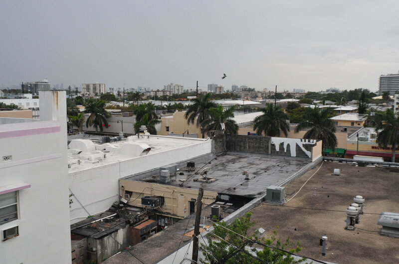Rooftop view of Miami buildings